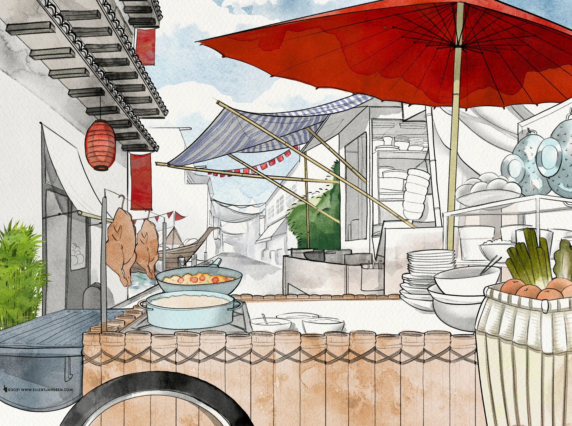 Fair Presentation Background for Animation
