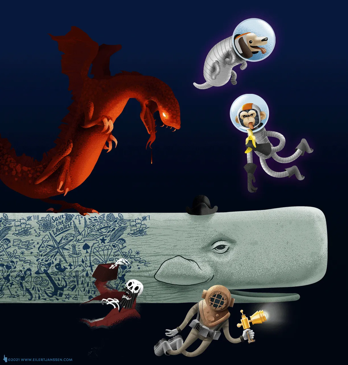 Illustration  Scroller Website