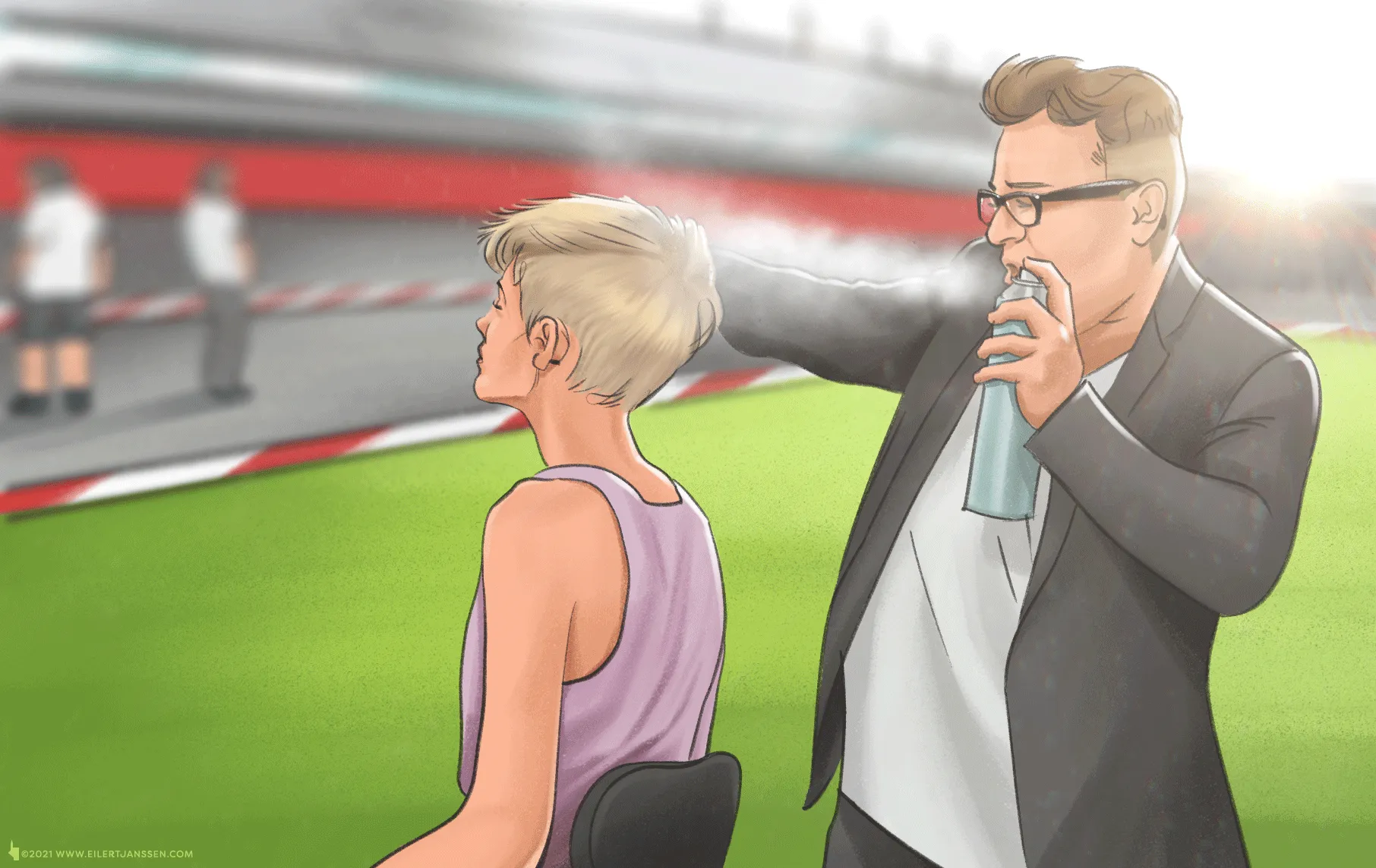 STORYBOARD – Race Track Hair Dresser