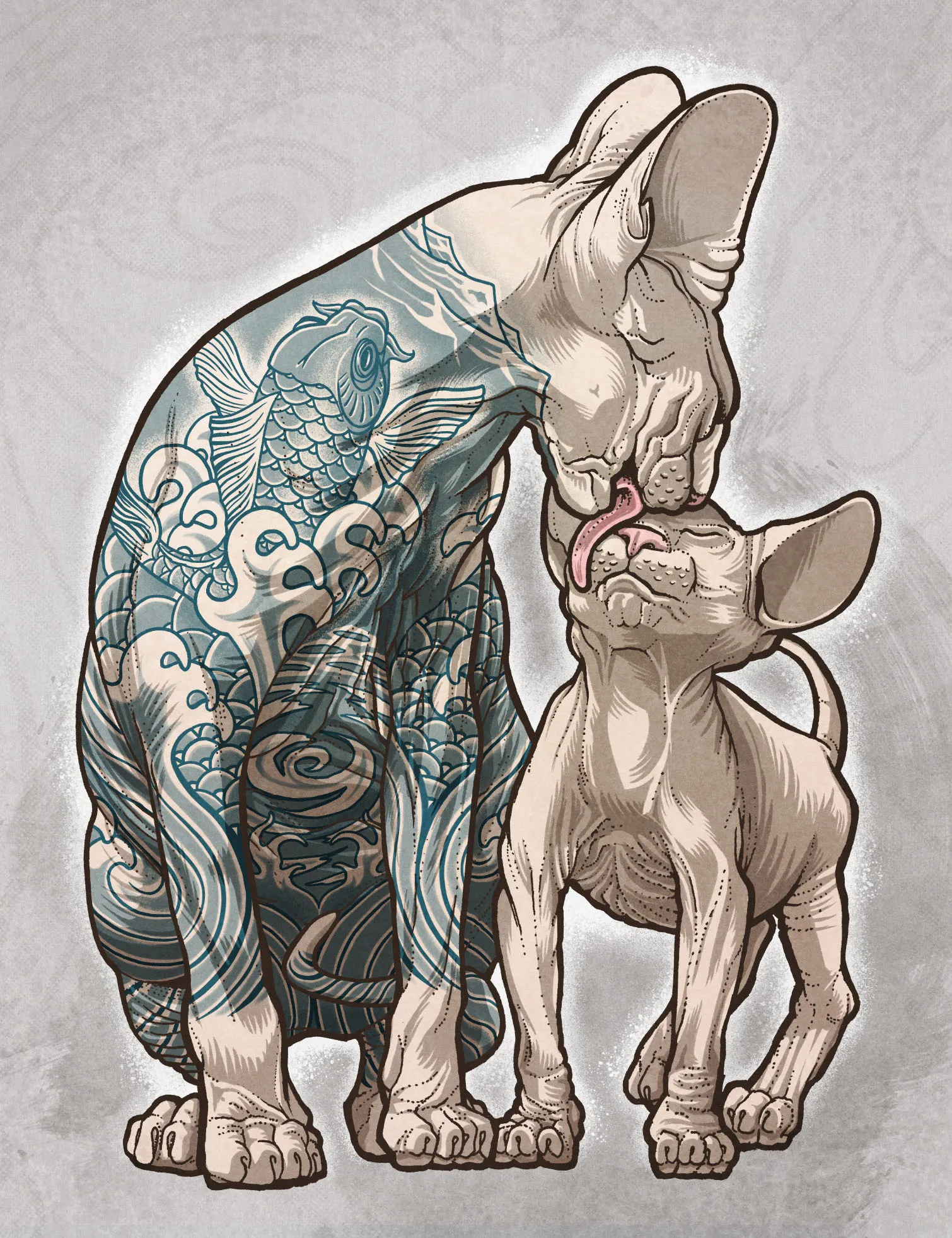 &gt; SPHYNX &lt; based on a photo by Fran Veale